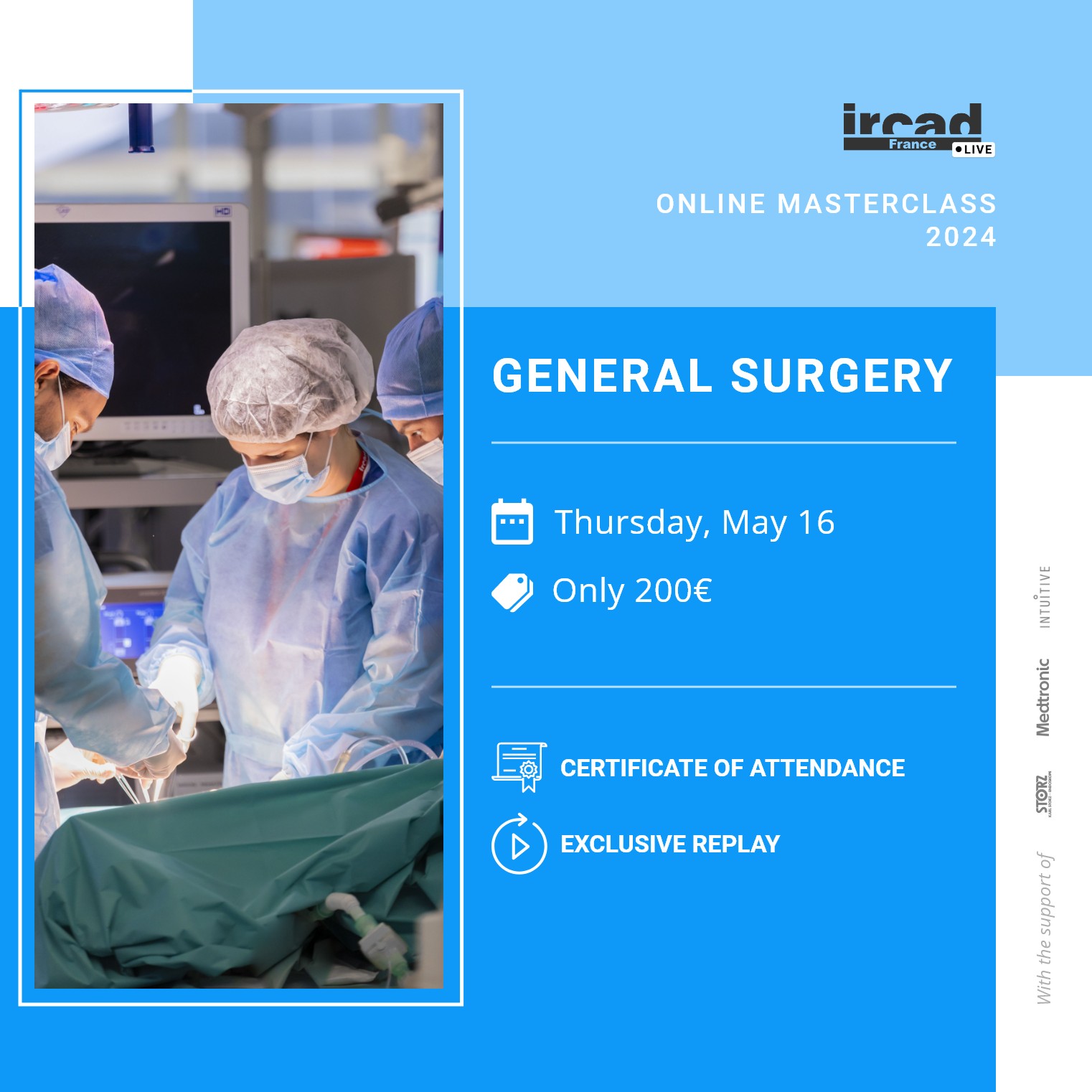 IRCAD Online Masterclass – General surgery