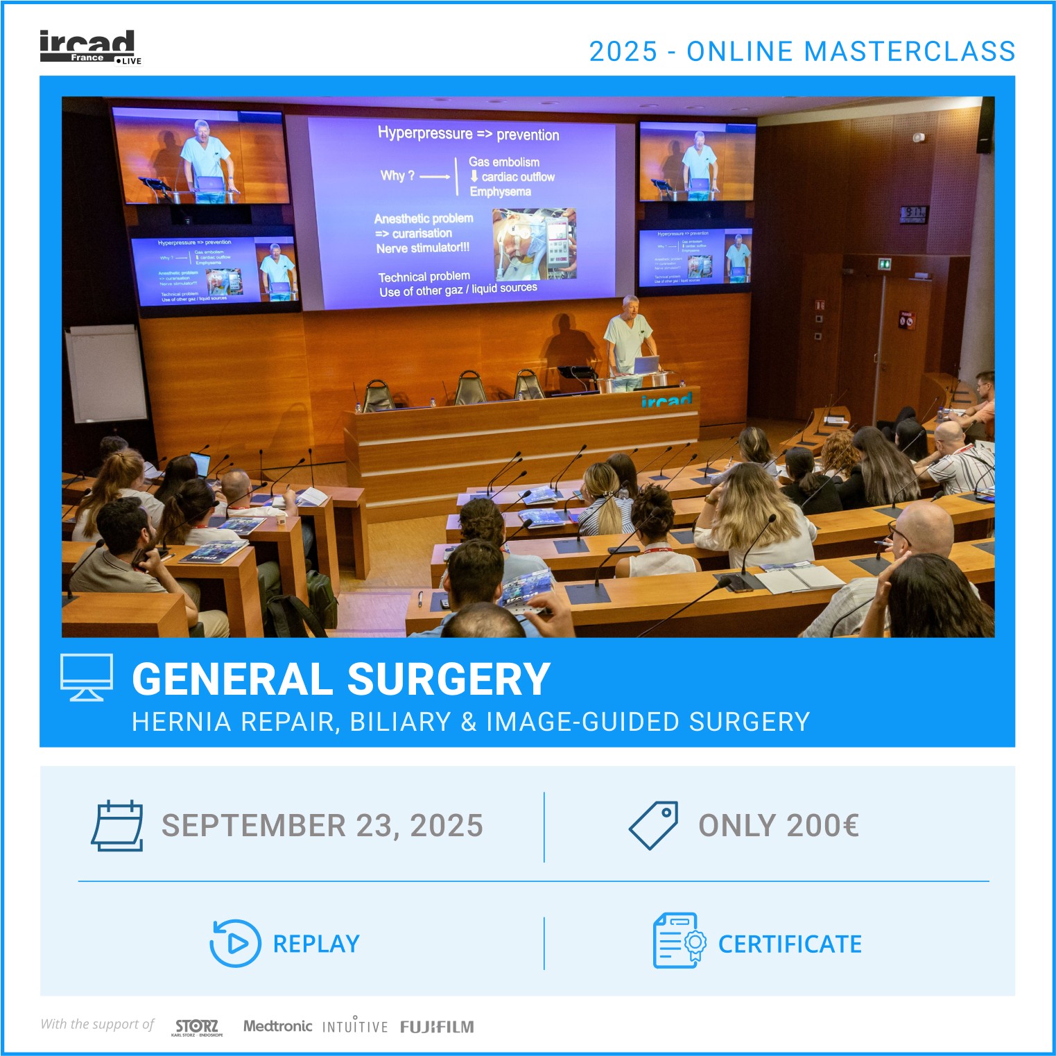 IRCAD Online Masterclass – General surgery