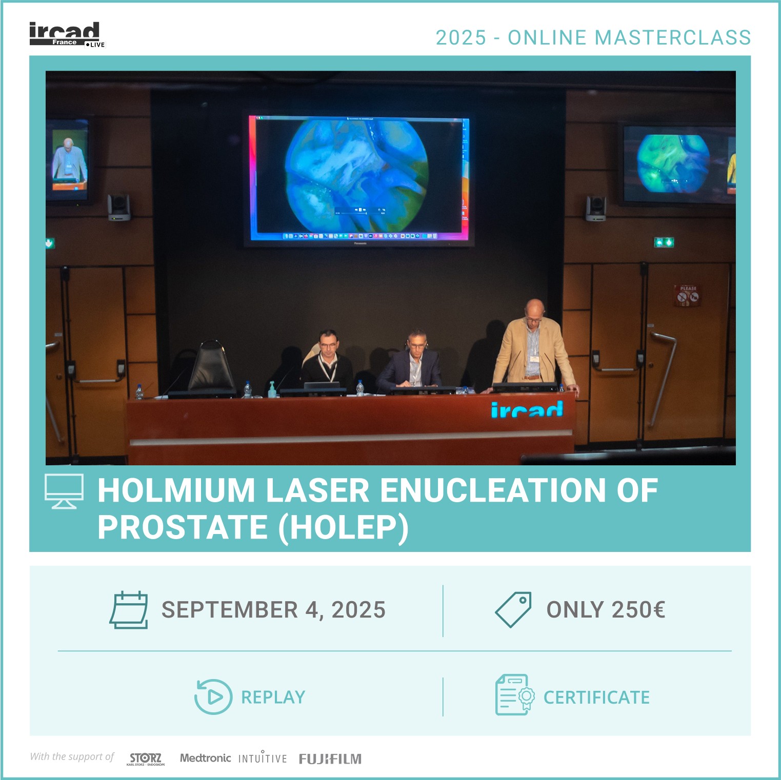 IRCAD Online Masterclass – HoLep