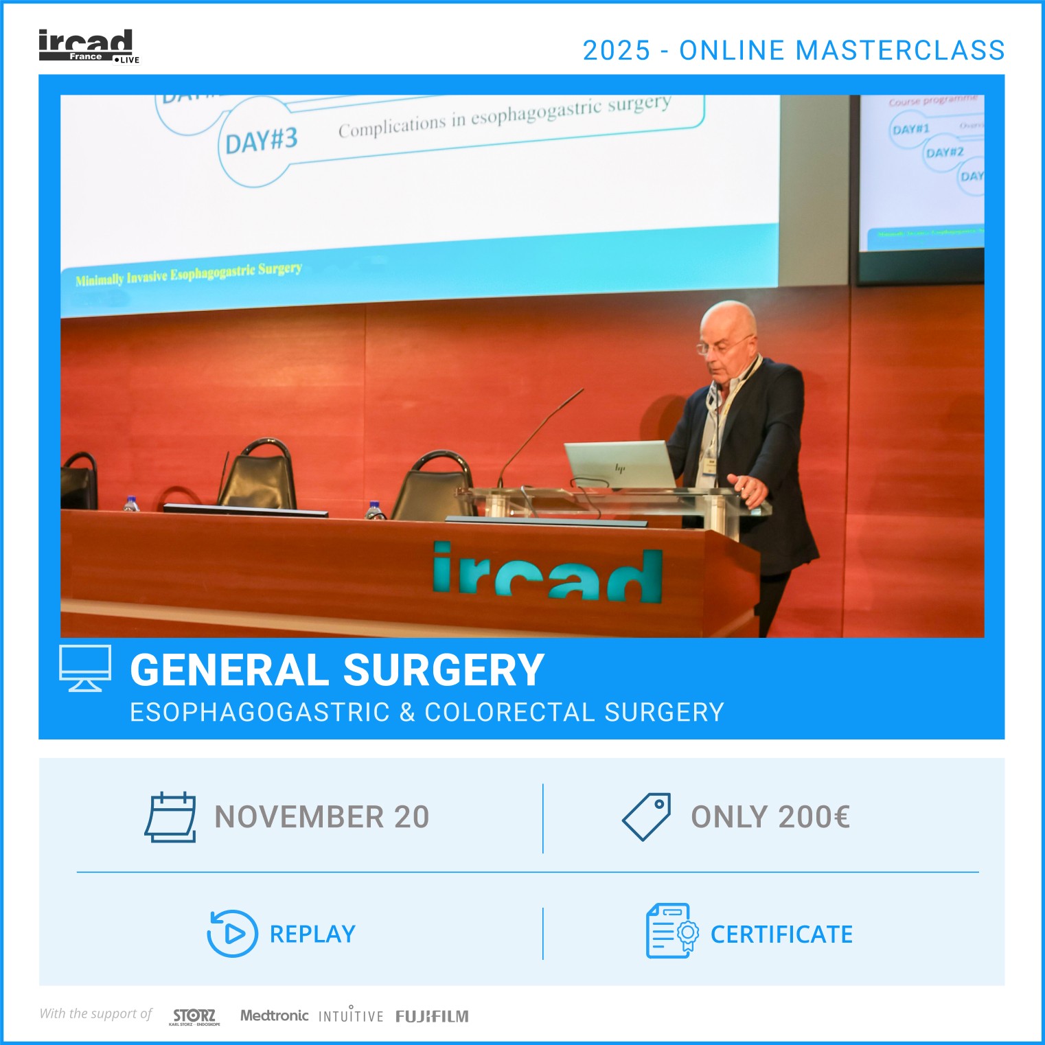 IRCAD Online Masterclass – General surgery